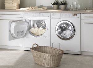 Image of an open dryer